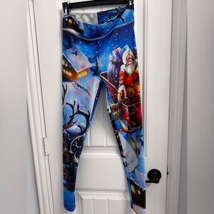 Festive Santa Leggings